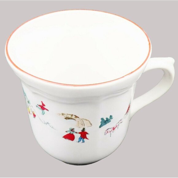 Farberware White Christmas Holiday Mugs Set Of 2 Katherine Babanovsky Design - Picture 7 of 12